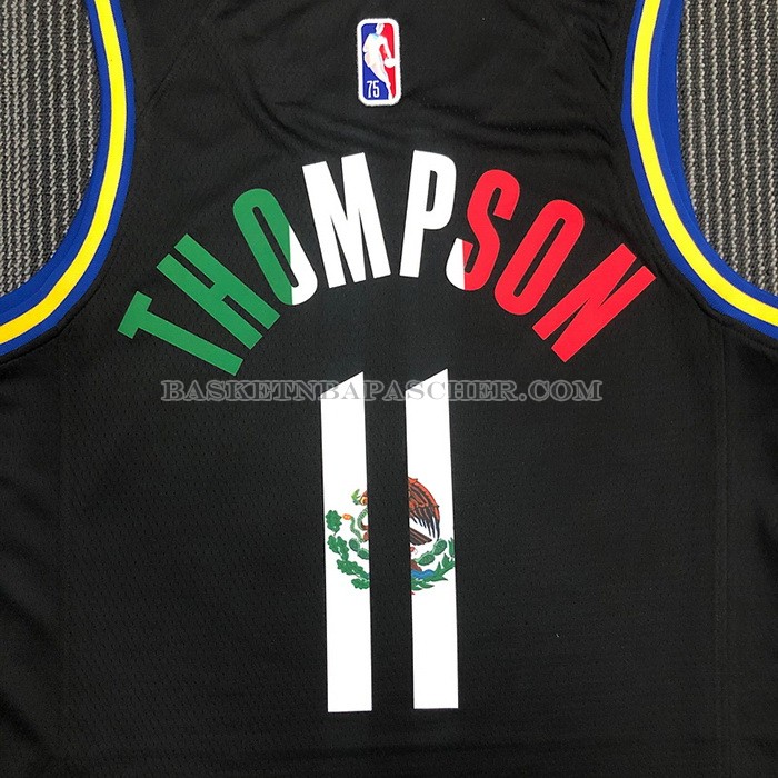 Maillot Golden State Warriors Klay Thompson NO 11 2022 Slam Dunk Special Mexique Edition Noir